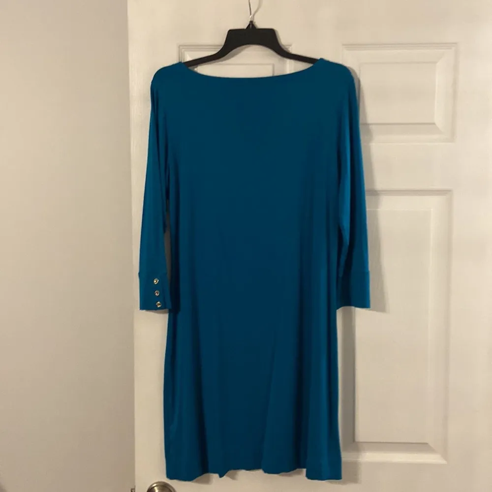 LILLY PULITZER DRESS SIZE L LENGTH 35” BUST 36” SLEEVES 18”/12” - Image 5