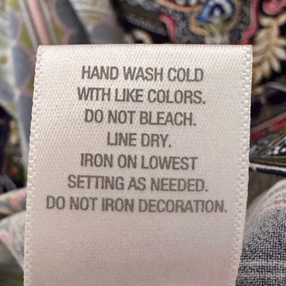 Westport Blue Red 3/4 Sleeve Casual Dress Bohemian boho style size 12 mini dress - Image 12