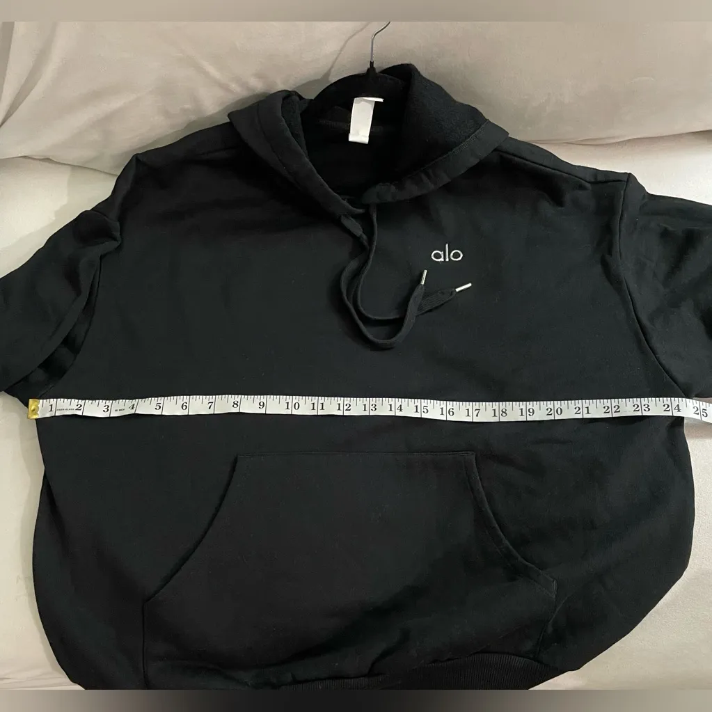 Alo Yoga NWT Accolade Hoodie Black Size M oversized - Image 8