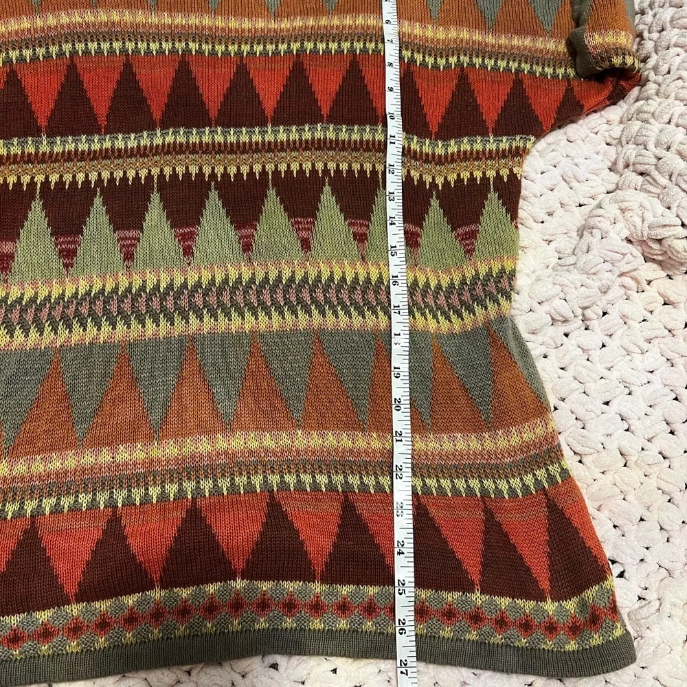 CHAPS P XL SHORT SLEEVE SWEATER BLOUSE TOP - Image 3