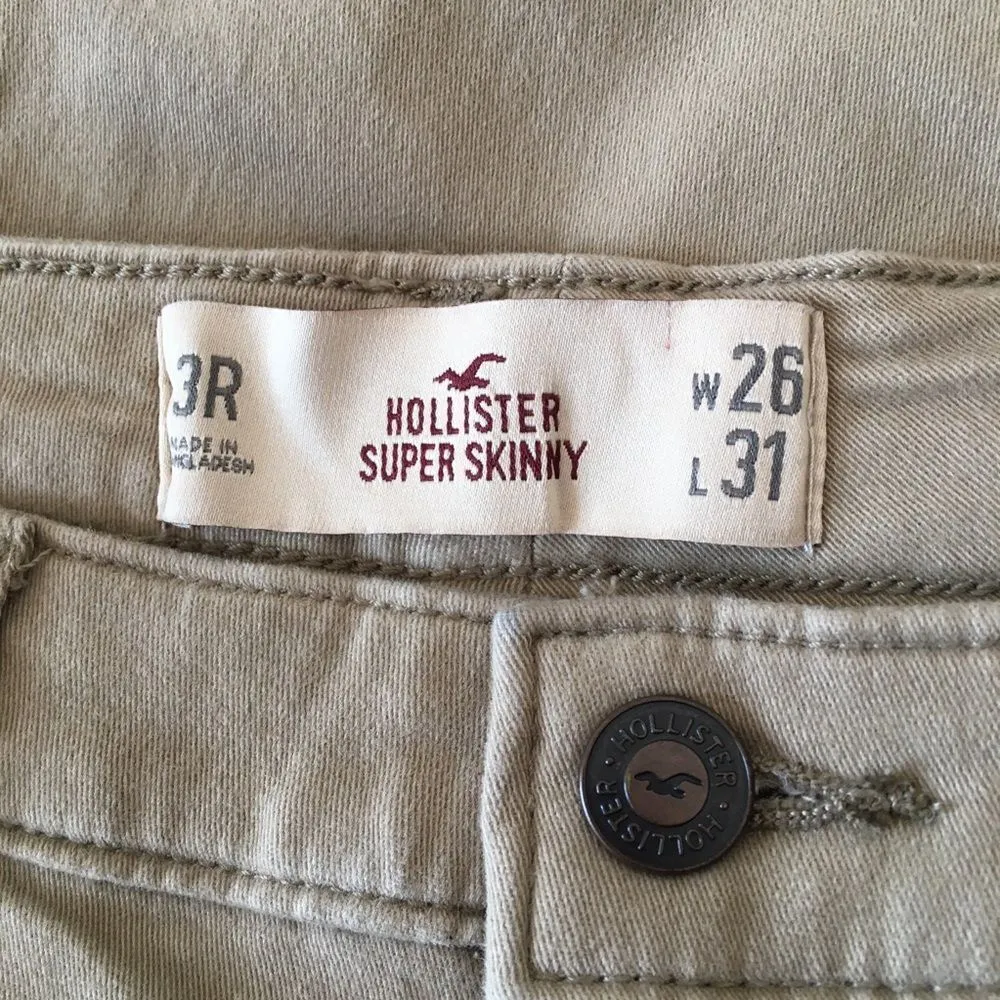 🆕Hollister Khaki Skinny Jeans - Image 6