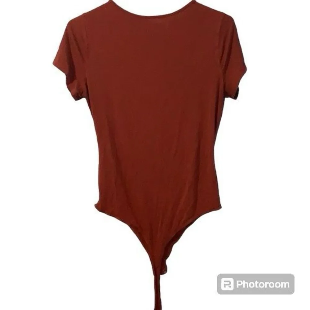 ✨Garage wrap bodysuit sz large maroon✨ - Image 5
