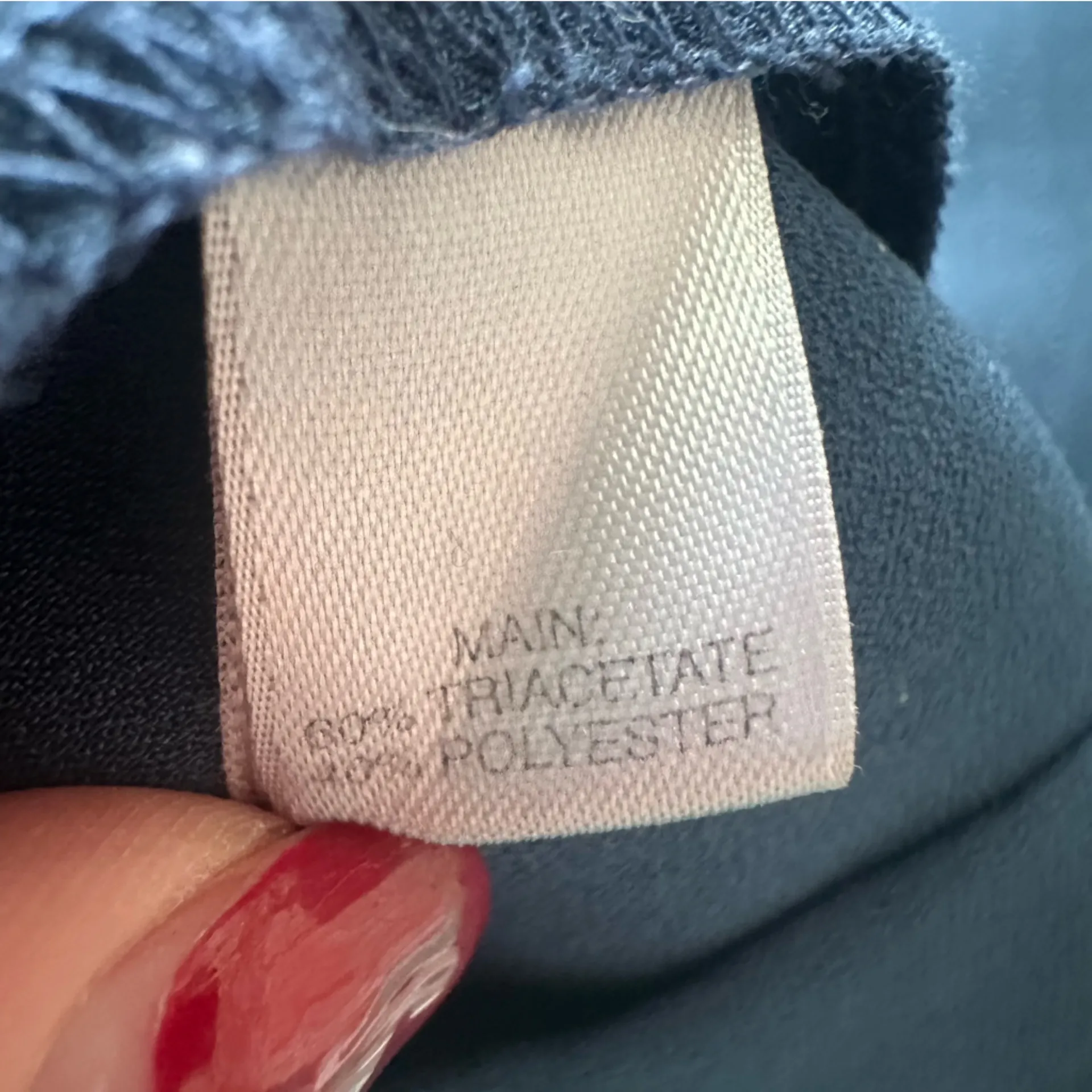 St. John Navy Tie Drop Blouson Waist Dress Women’s 6 Half Sleeves Classic - Image 9