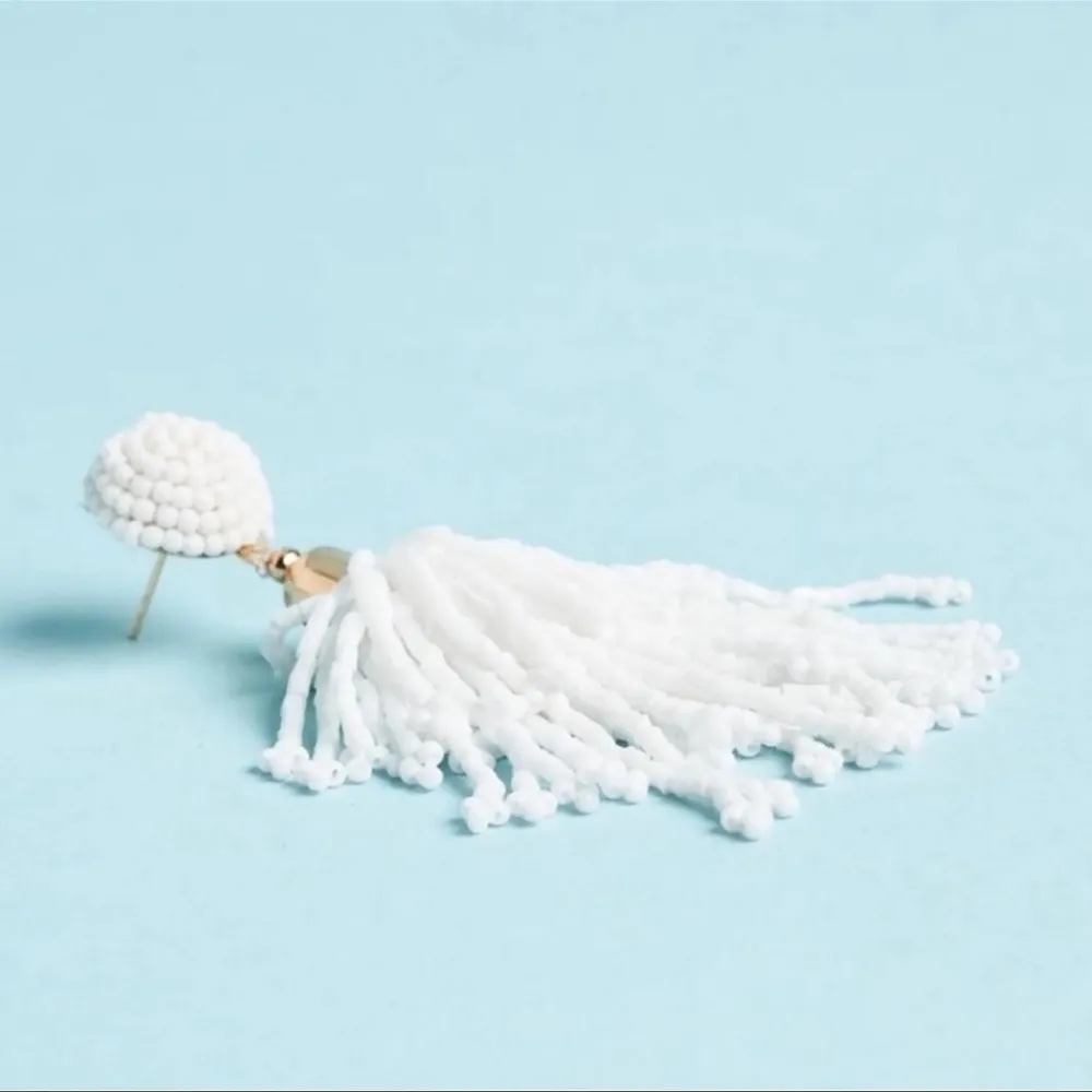 NWT Anthropologie Panacea White Beaded
Earrings - Image 6