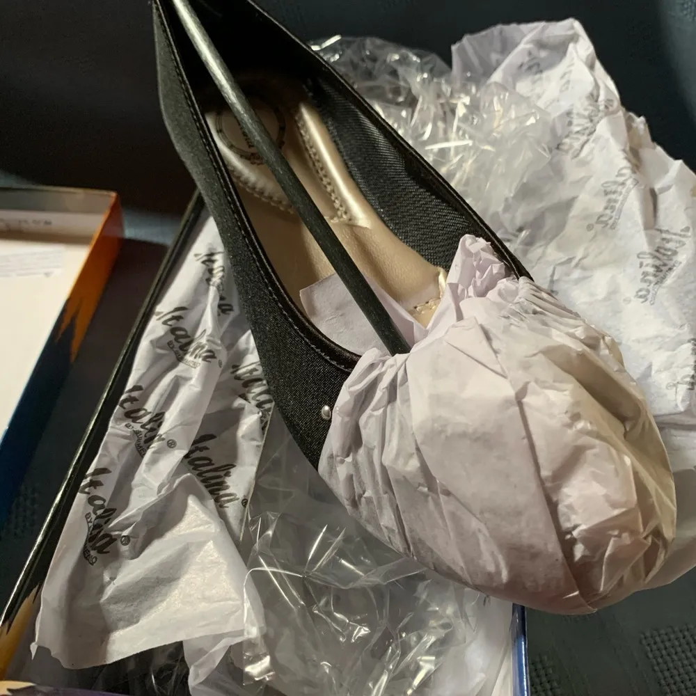 Italina by Summer Rio Black Embellished Flat - Image 8