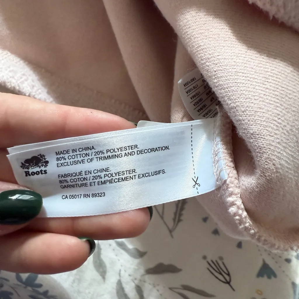 Roots Light Pink Crewneck Sweatshirt - Image 5