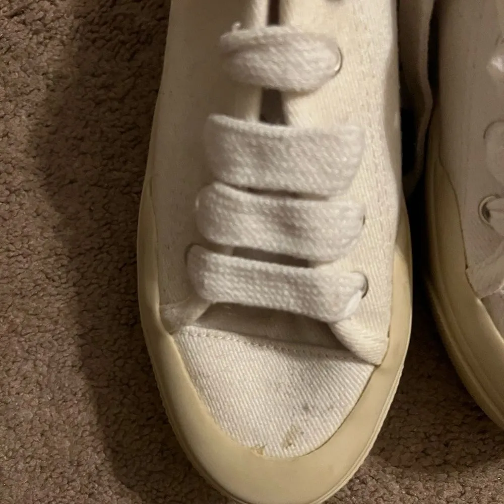 ZARA  white platform shoes 39 - Image 2