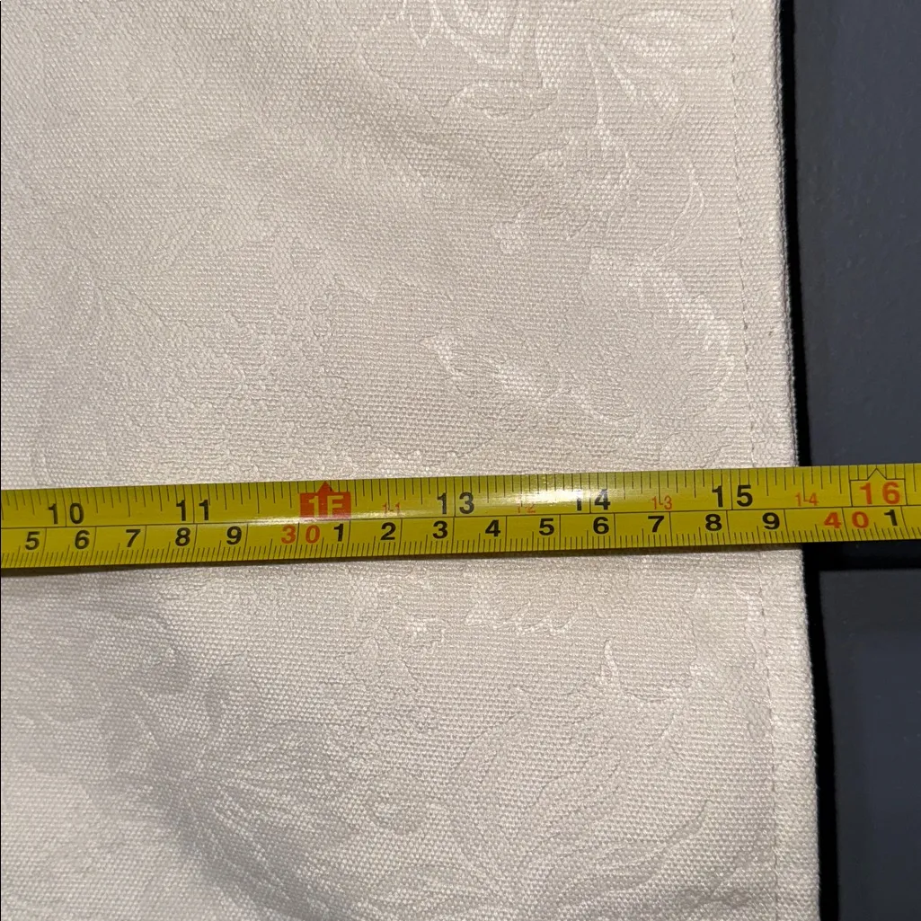 Victoria's Secret Floral Embossed Ivory Tote Bag Lavender Scarf Logo Ltd Edition - Image 6