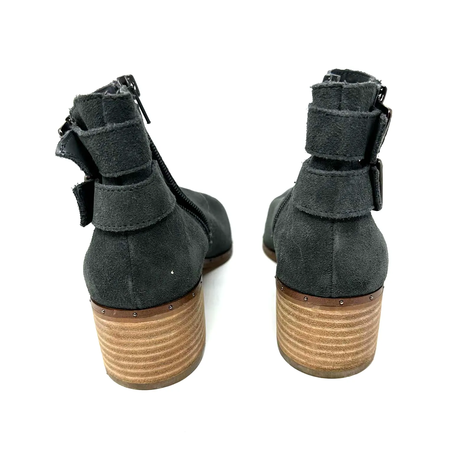 Bleecker‎ & Bond size 7.5 gray leather ankle boot pointed toe - Image 6