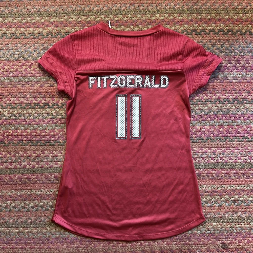 ARIZONA CARDINALS 11 FITZGERALD FOOTBALL JERSEY TEE - Image 4
