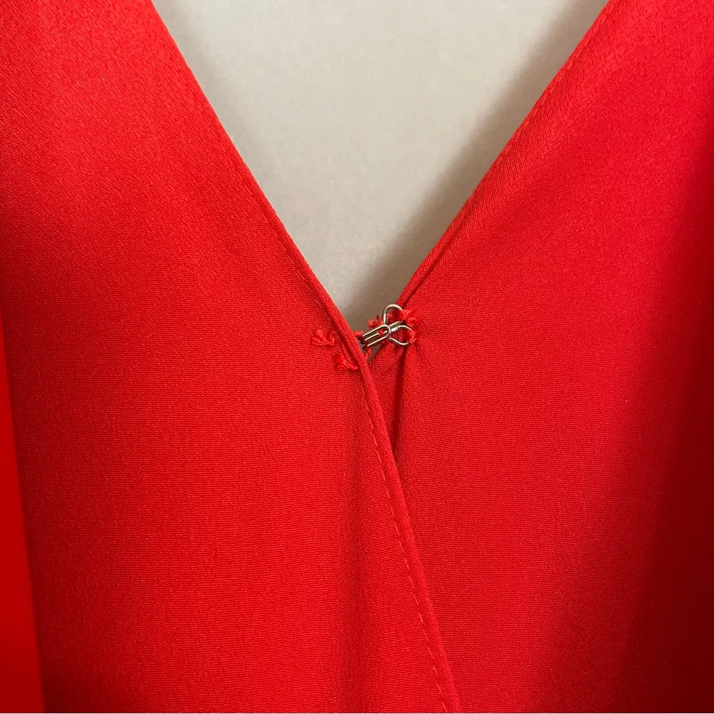 J. Crew‎ Wrap Jumpsuit NO BELT NWT Flaws Short Sleeves Size 0 V-Neck Wide Leg - Image 11