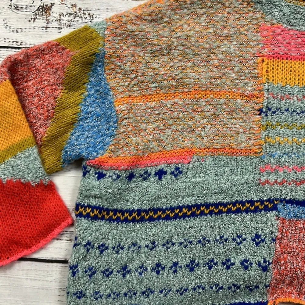 NWT Sincerely Jules oversized cowl neck cropped sweater size small boho - Image 2