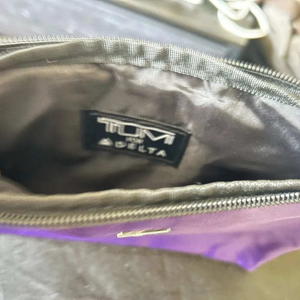 Tumi By Delta Purple Travel Pouch - Image 2