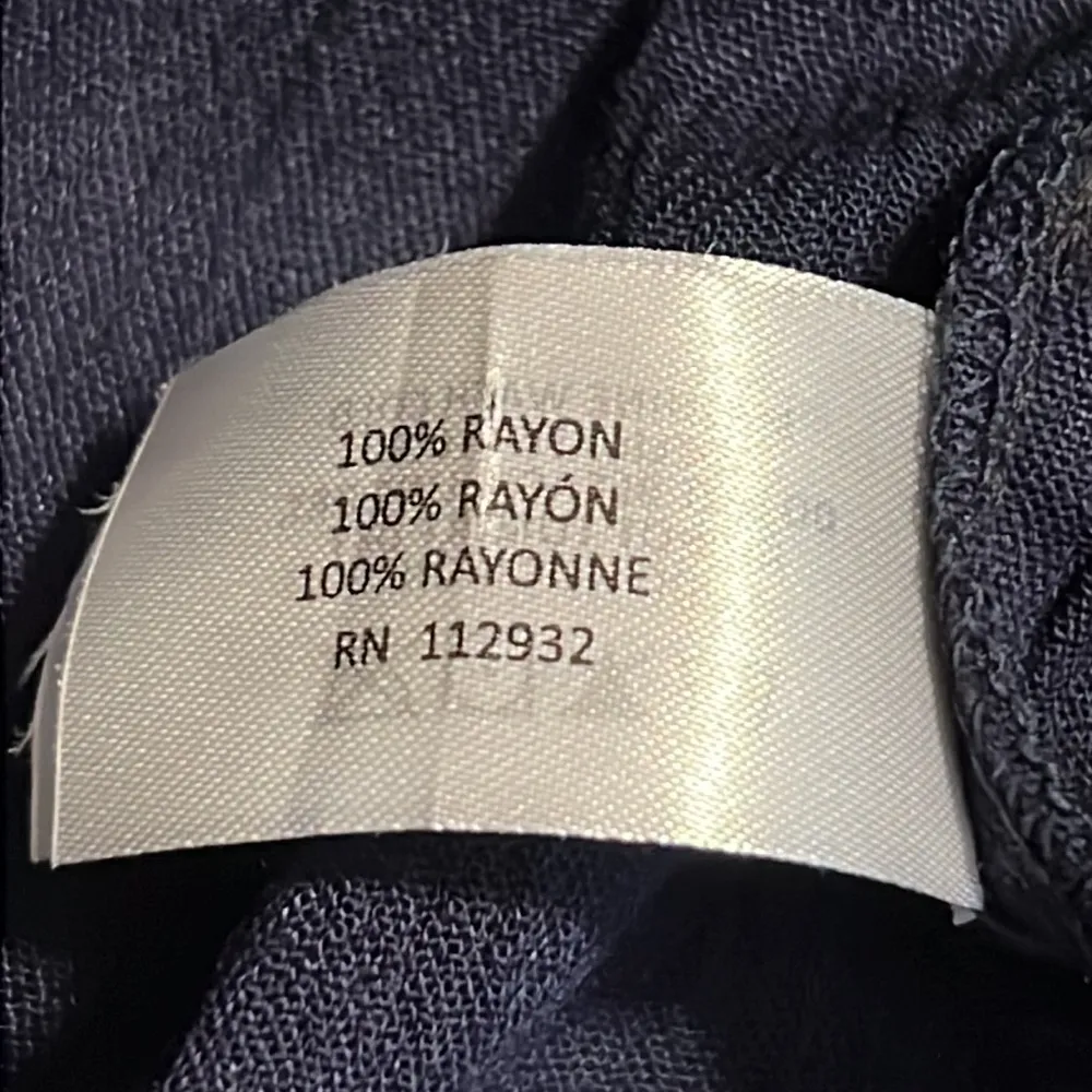 5th & Love women’s large sleeveless smock dress navy and beige knee length nwt - Image 7