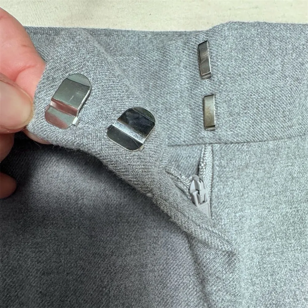 Worthington Women's Gray Straight Leg Pants Size 16 - Image 2