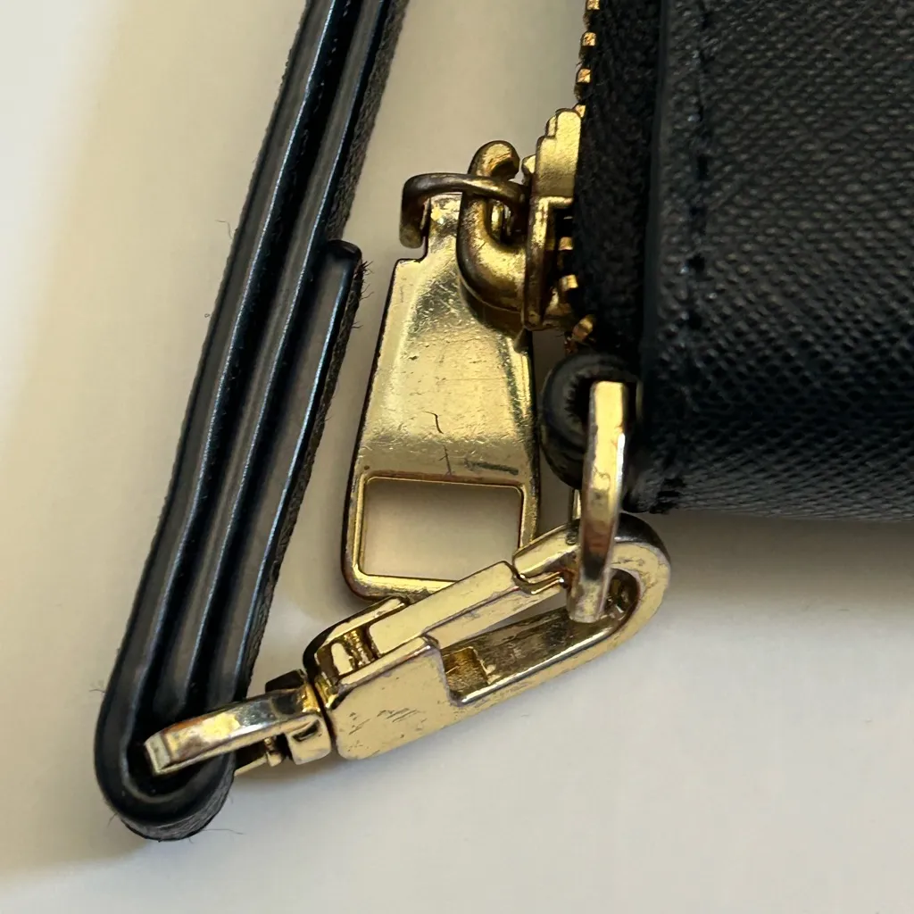 Tory Burch sapphire leather wallet black - Image 4