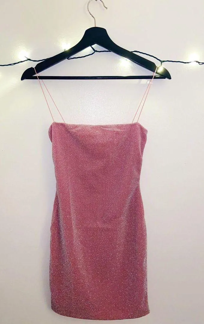 Meshki Meshski mia thin strap shimmer dress - Image 3