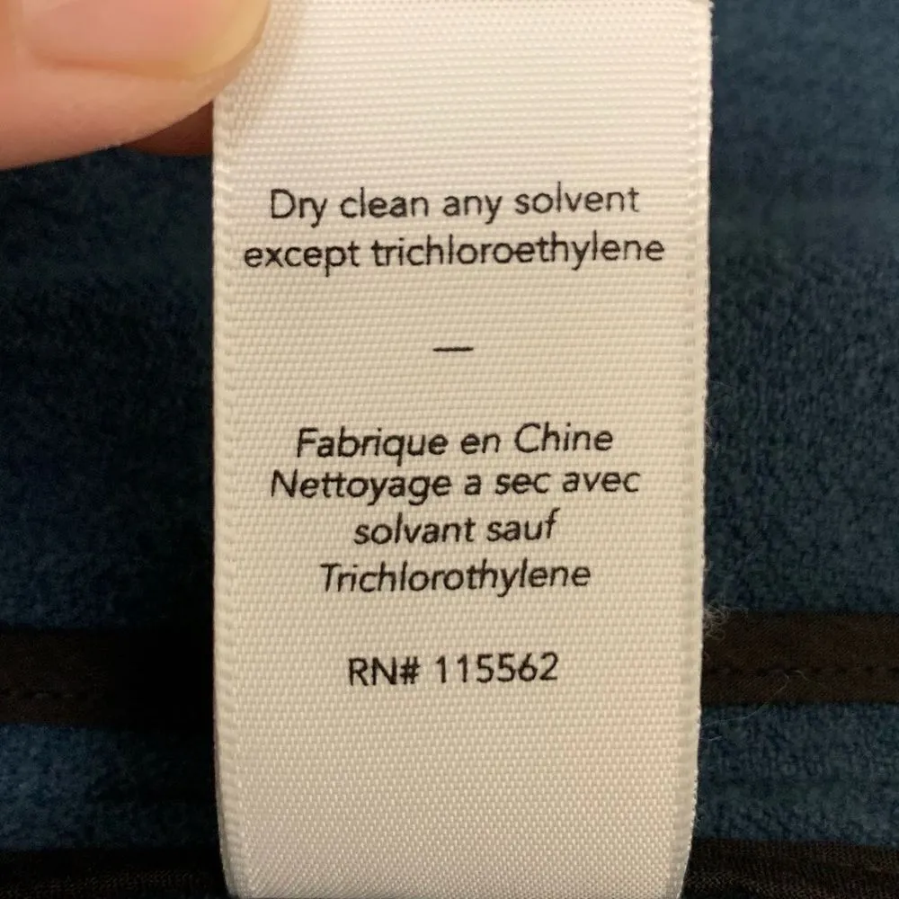 Elizabeth and James Linen Blend Size Large Trans Tegan Biker Vest - Image 13