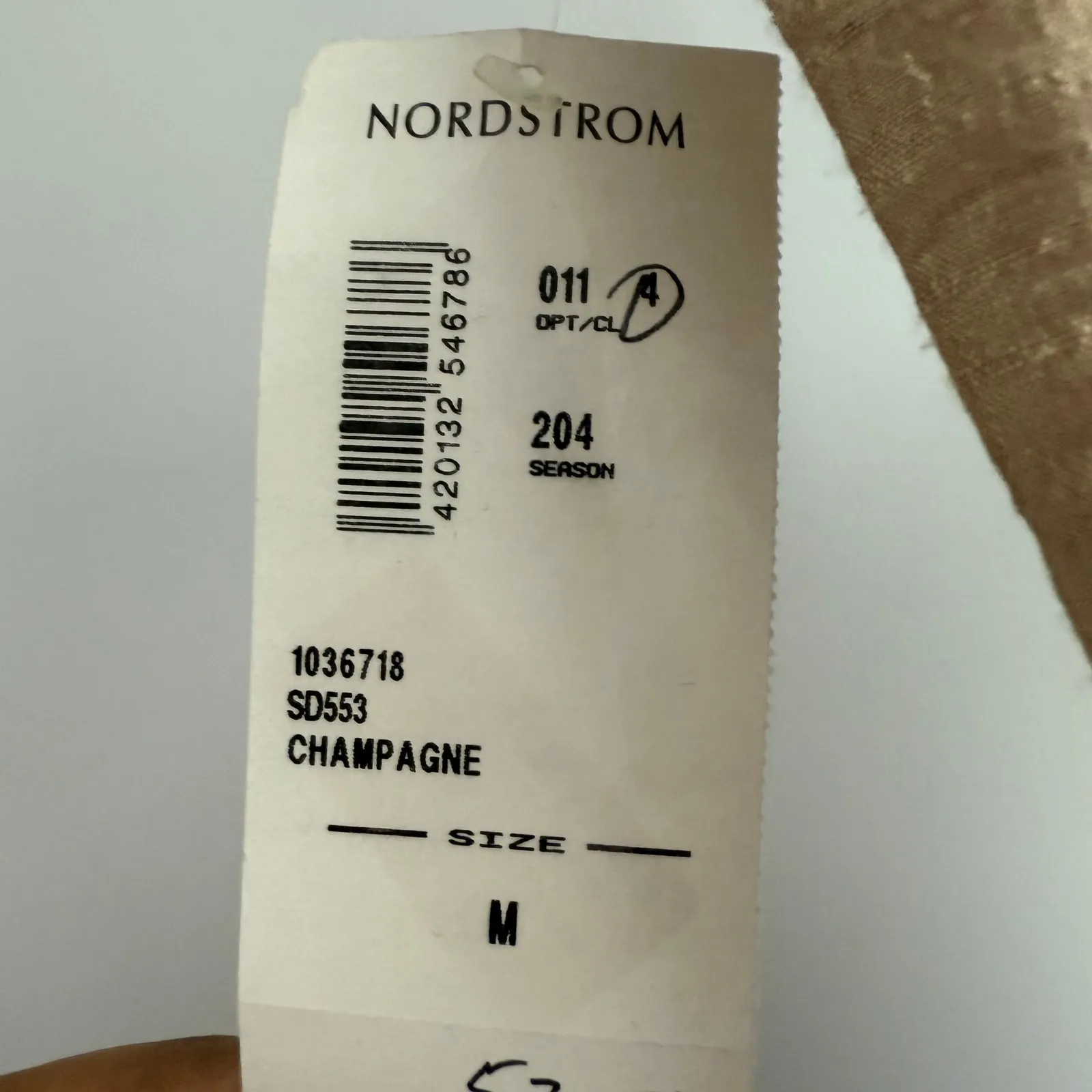 Lisbeth Silk Collection Champagne Leaf Print Blouse‎ & Pants Set - Image 9