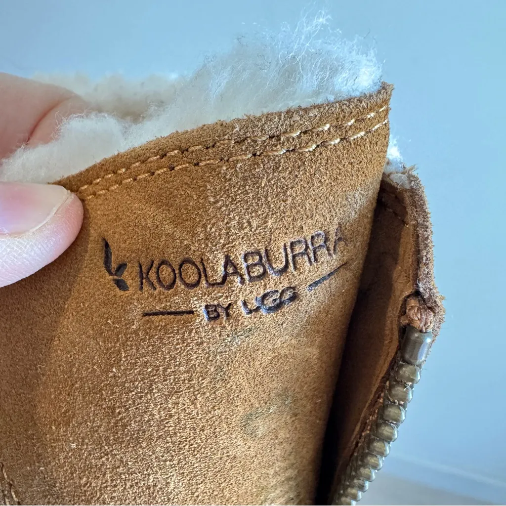 Kookaburra by Ugg Lytta Chestnut Suede Short Boot Size 9 Tan - Image 10
