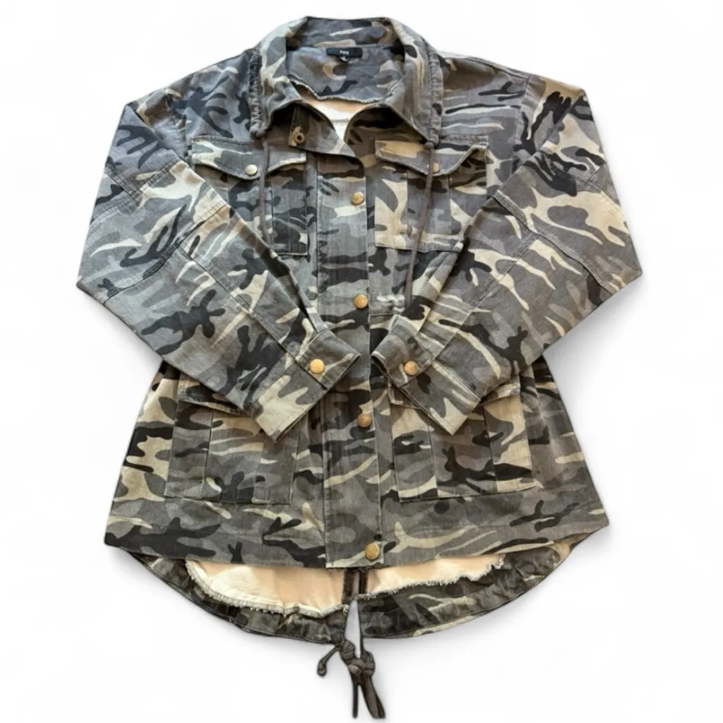 Fate Camouflage Utility Anorak Jacket Camo Military Grunge Anorak Size Small Green - Image 10