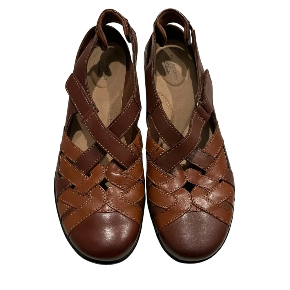 Cora Dream Loafer Flat, Tan Leather Combination, Sz 9 - Image 3