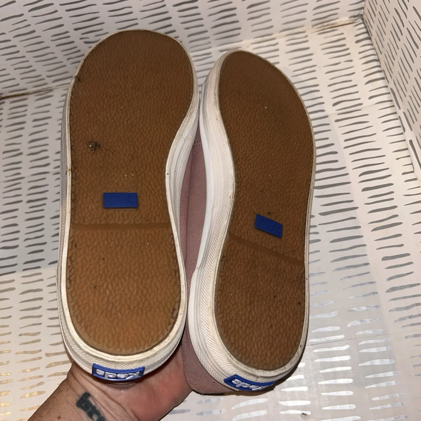 Keds Kickstart Sneaker Women's 9  Pink Mauve  Suede Low Top Classic Minimalist - Image 6