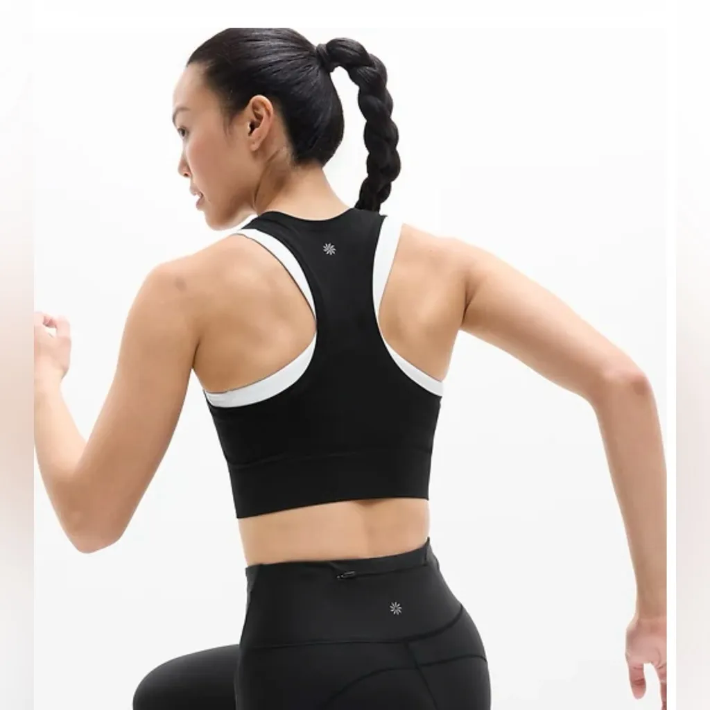 TWO (2) NWT Athleta Momentum Flex Ultra Crop Tanks, 1 Black & 1 White, size XL - Image 6