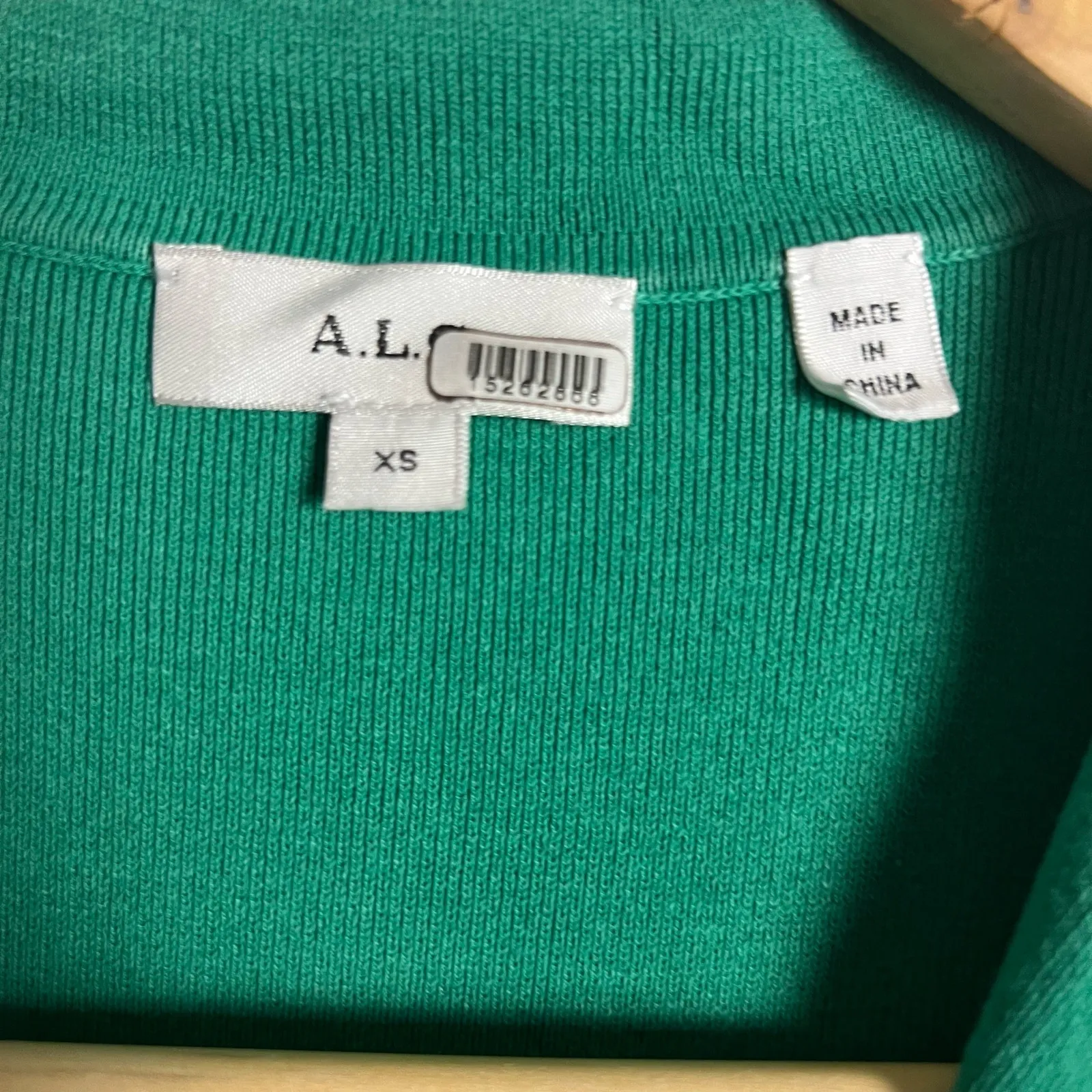 A.L.C. Taylor Knit Green Sleeveless Collared Midi Dress Size XS - Image 11