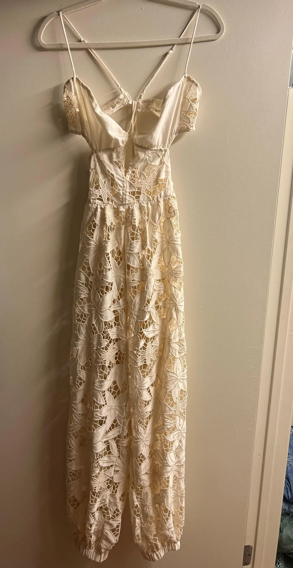 Free People White Lace Romper - Image 3