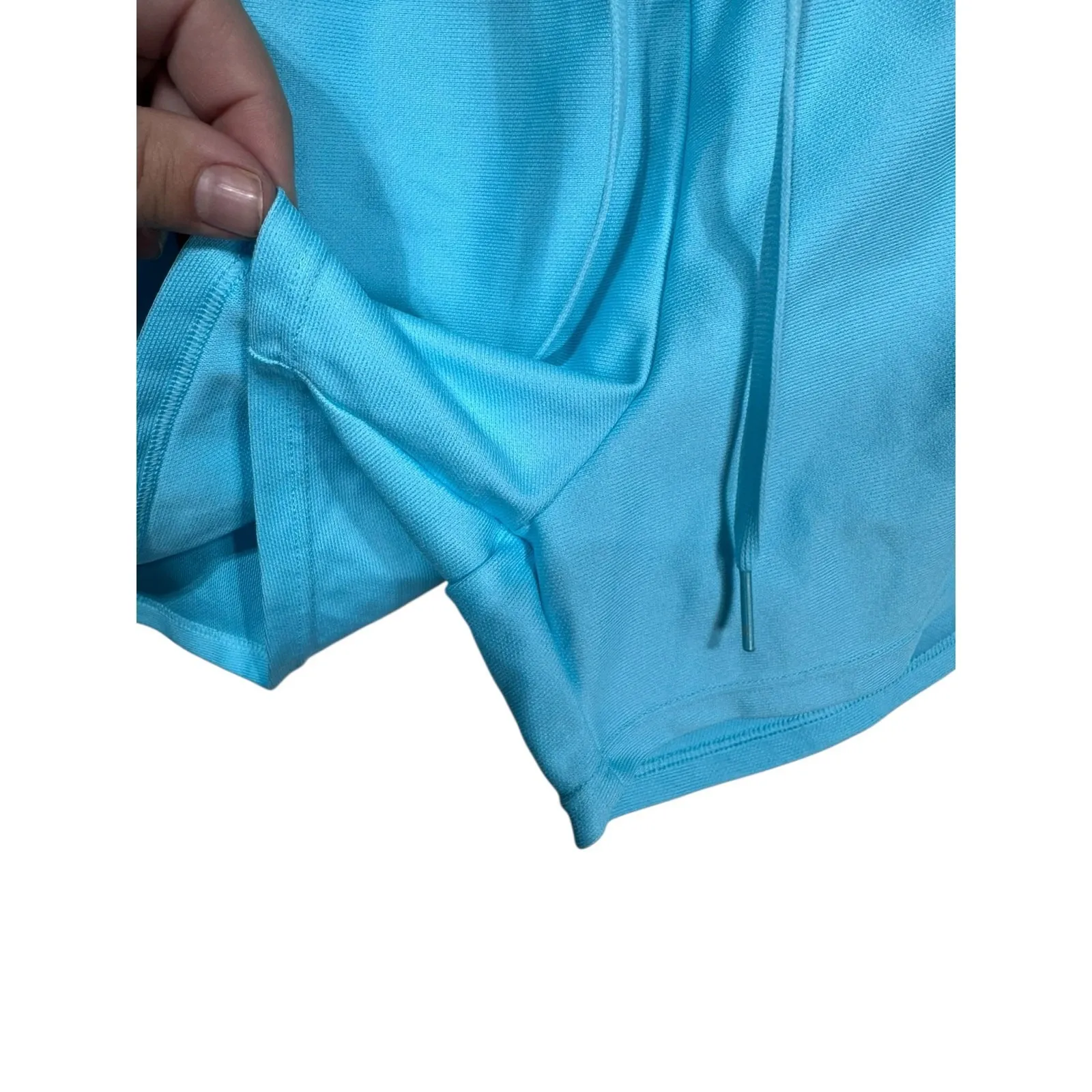 Under Armour‎ HeatGear Women's Blue Compression Running Training Shorts Medium - Image 3