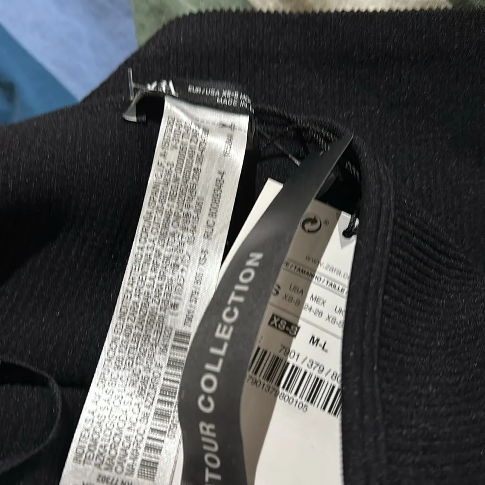 NWT ZARA SEAMLESS JEWEL BUTTERFLY TOP BLOGGERS FAV BLACK SZ-XS-S - Image 7