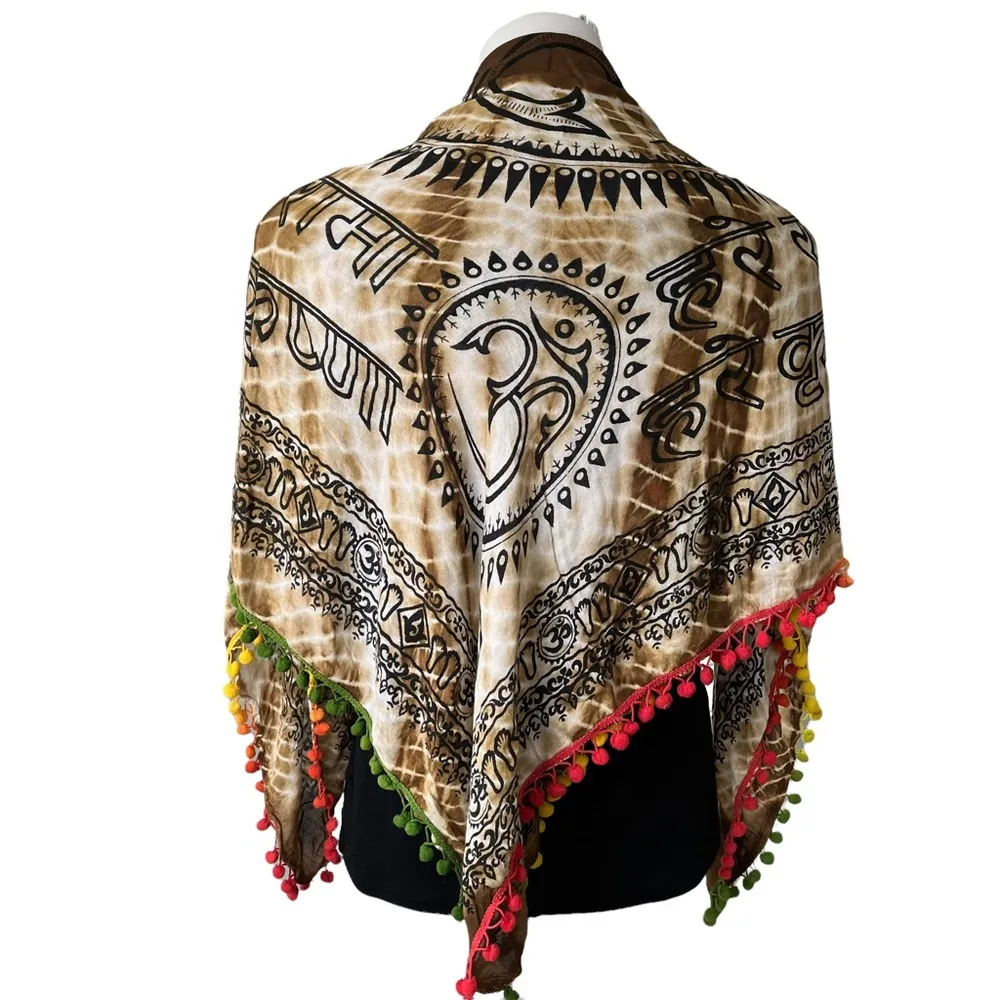 Free People  Pompom Scarf Wrap - Image 3