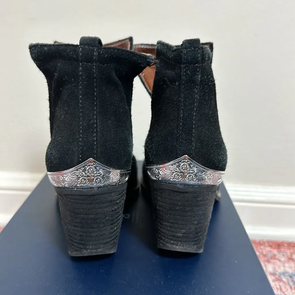 Jeffrey‎ Campbell Cromwell Suede Cowboy Booties - Image 5