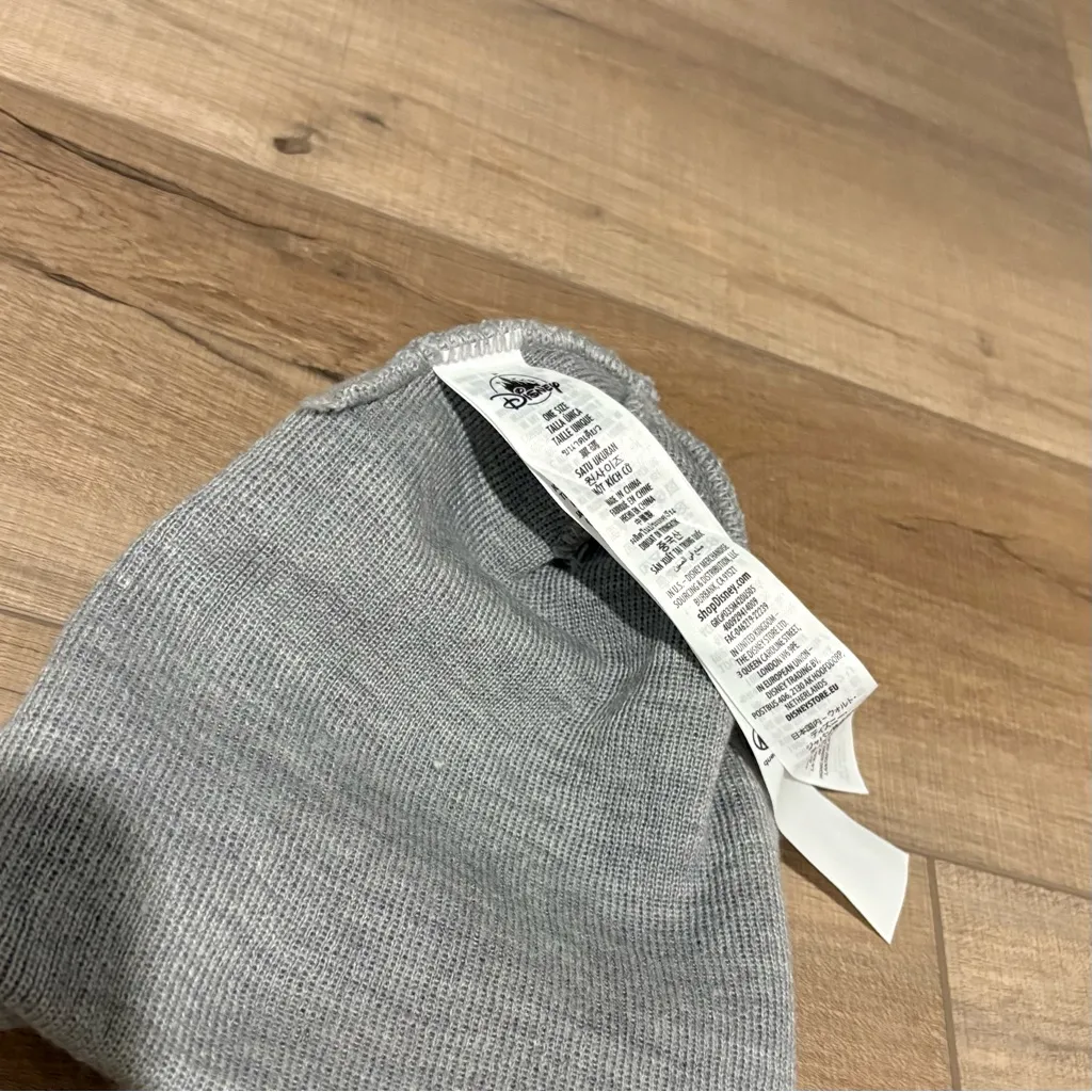 Disney World Parks Retro Logo Beanie Grey‎ Rainbow One Size - Image 3