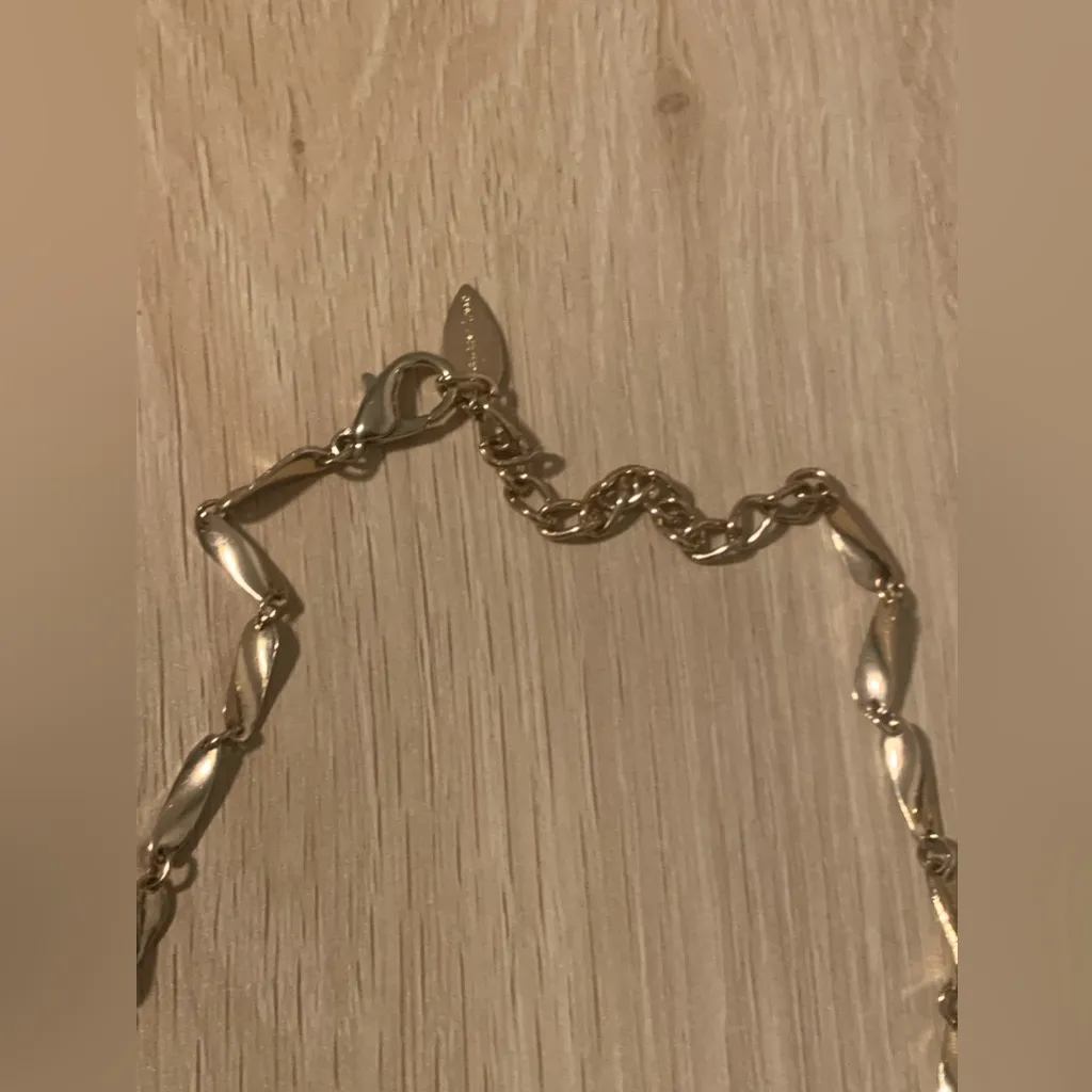 NWOT COLD WATER CREEK FLORAL BROWN NECKLACE - Image 3