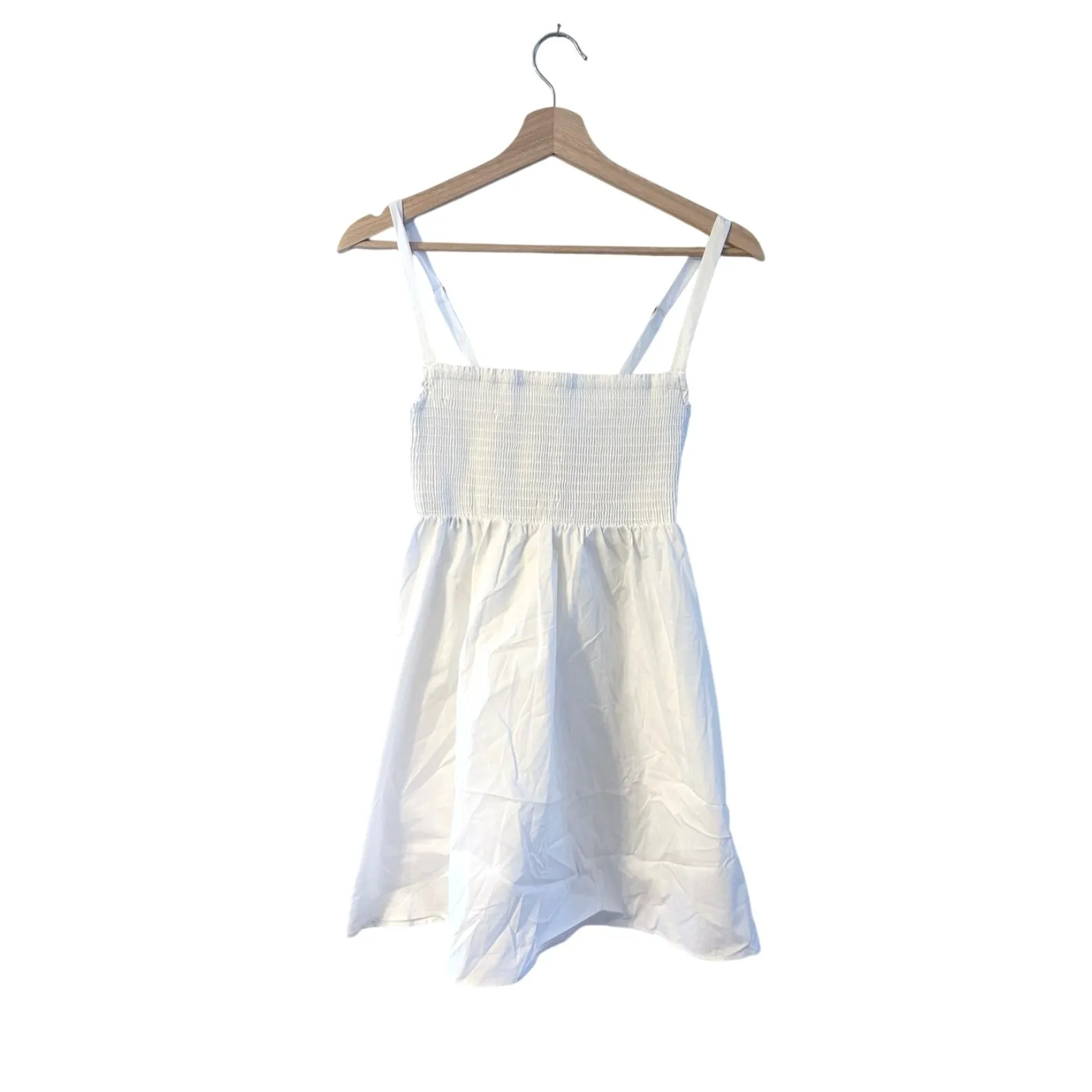 Show Me Your Mumu Mallory Mini Dress in White Poplin XS - Image 6