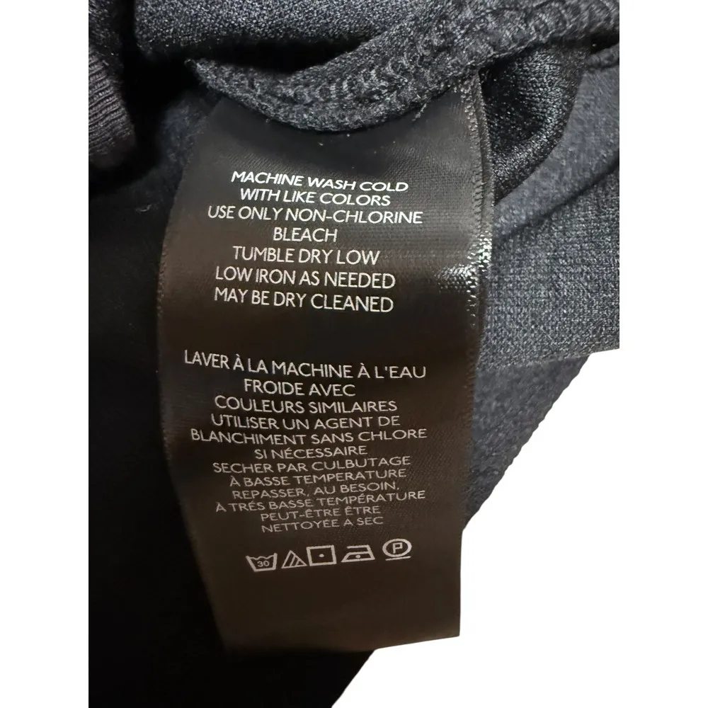 Maeve x Anthropologie Asymmetrical Zipper Tube Top Black/Noir Size Large - Image 11