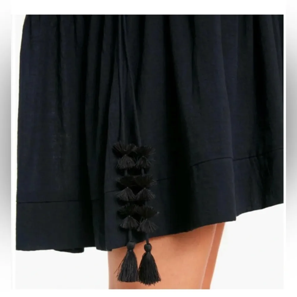 Tuckernuck Ophelia Coverup Dress XS NWT Black Cotton Mini Boho Resort Chic - Image 8