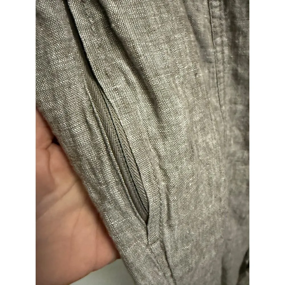 Athleta Pants Size L 100% Linen - Image 4