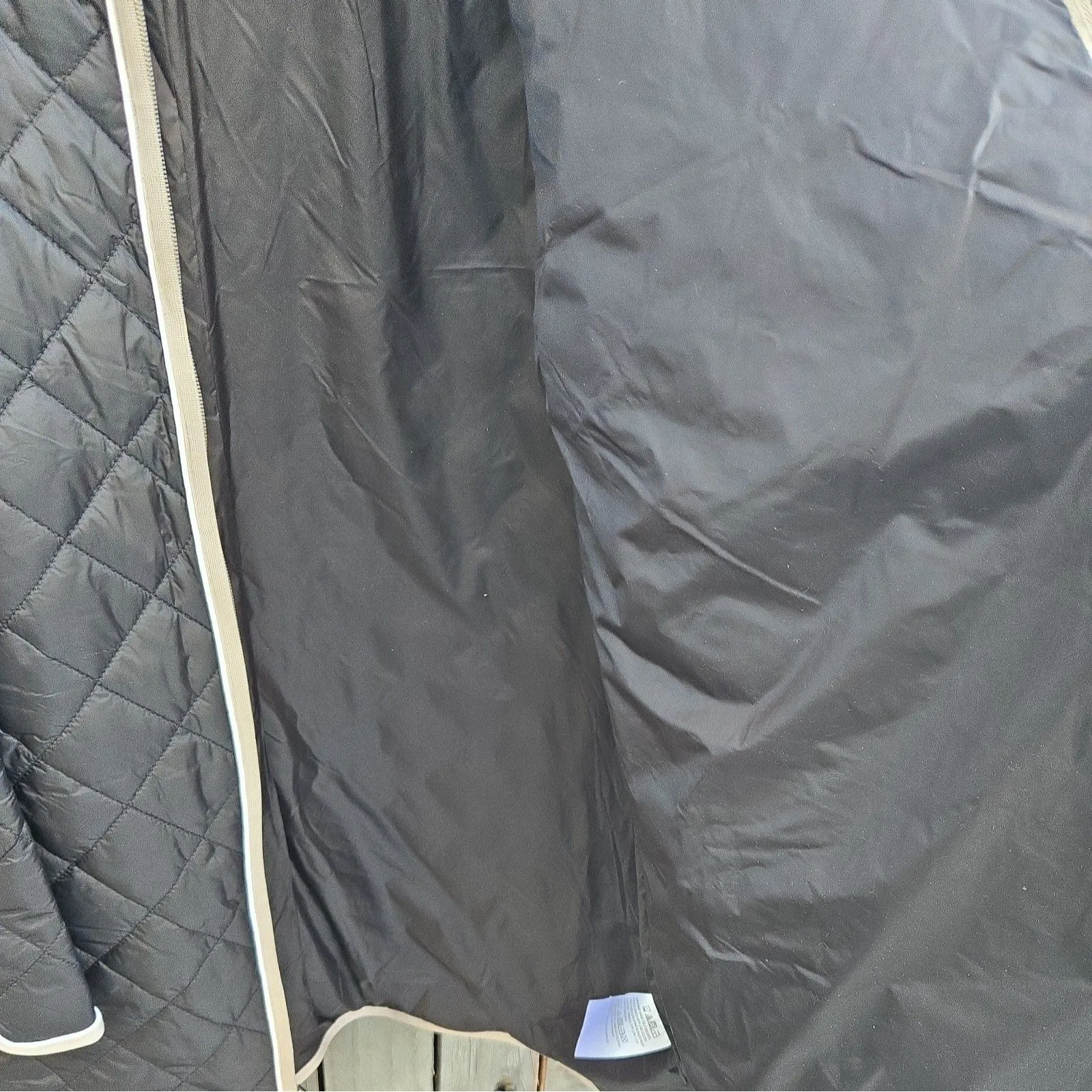 Dennis by Dennis Basso Black Quilted Nylon Insulated Womens Jacket Size 2x - Image 6