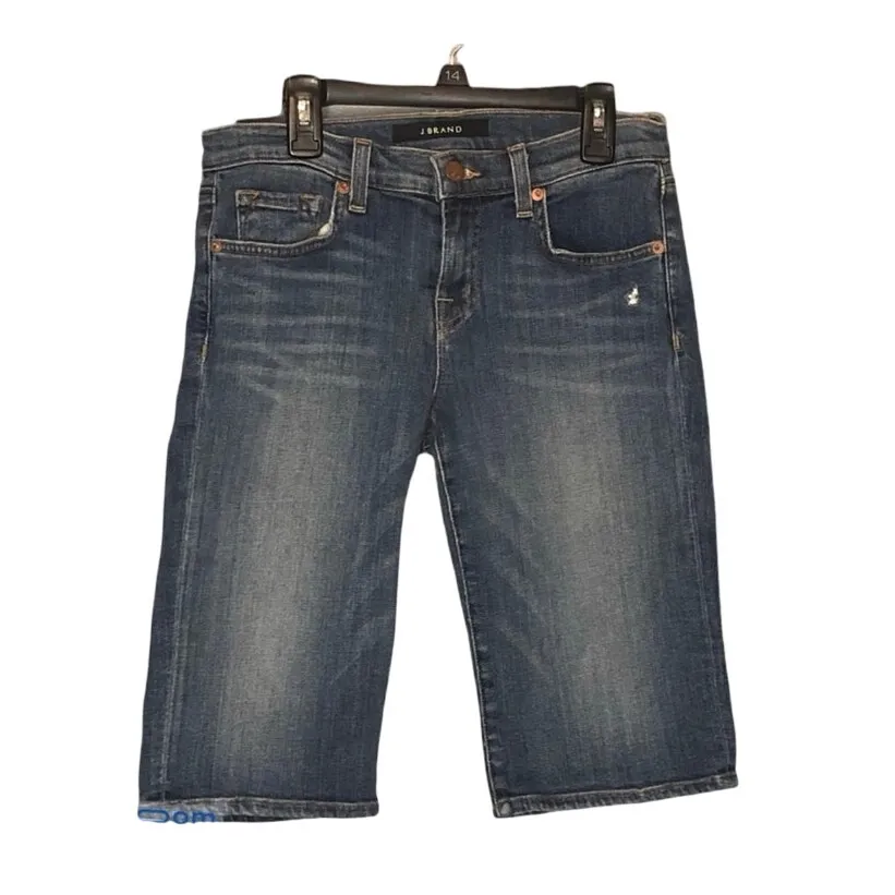 J Brand Revenge Cuffed Denim Shorts Size 25 — NWT Indigo Low-Rise Street Style - Image 7
