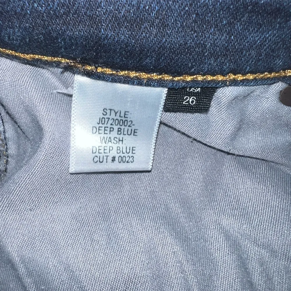 VERONICA BEARD Brooke 8.5" Skinny Jeans in Deep Blue Size US 26 - Image 5