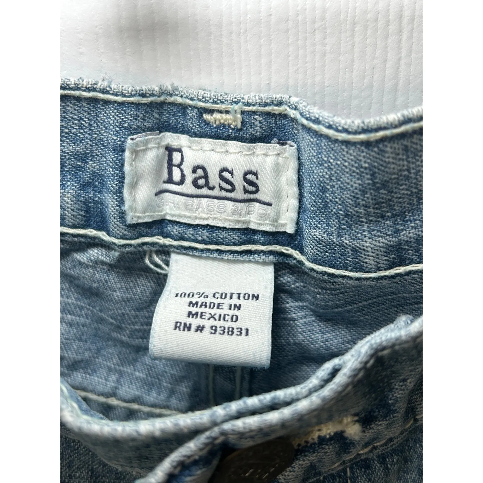 NWT Bass Bootcut Jeans Light Wash Denim Classic Fit Size‎ 14 Short High Rise Blue - Image 6