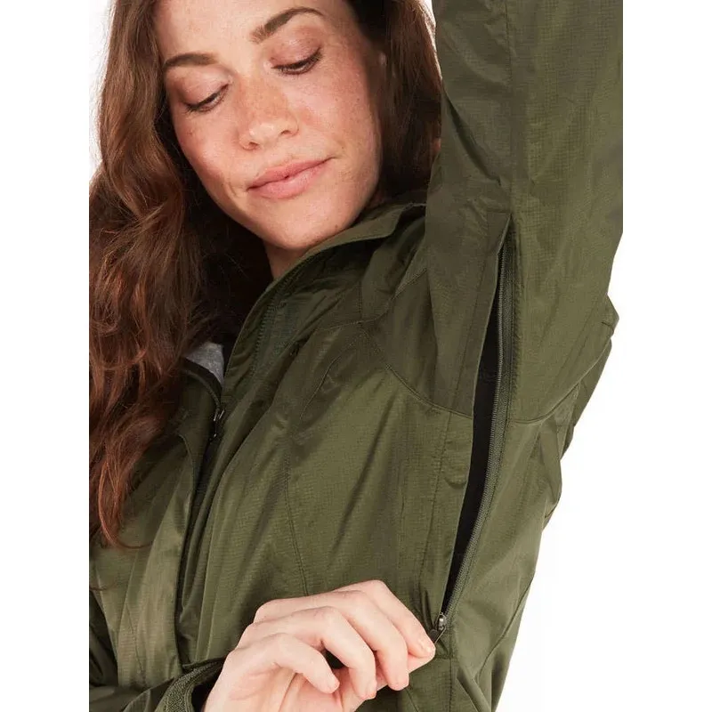NWT Marmot Women’s PreCip Eco Rain Jacket S Nori Waterproof Ultralight $120 - Image 3