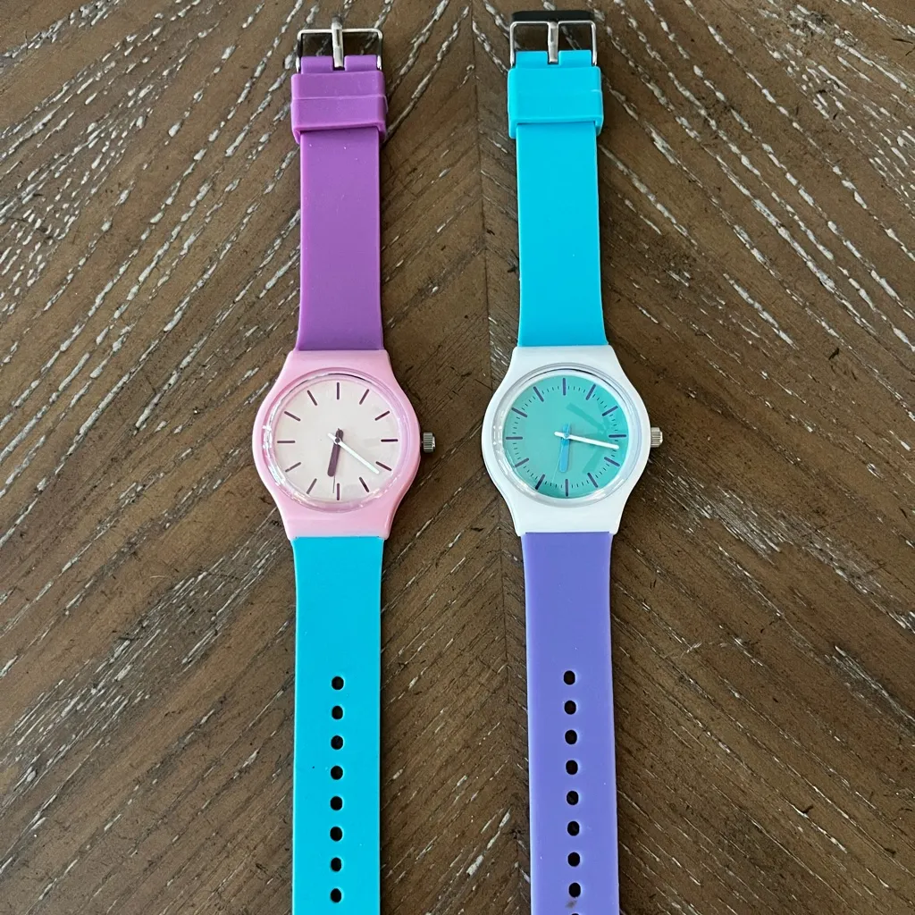 Kendall & James Silicone Band‎ Ladies Watches NWOT Purple - Image 2