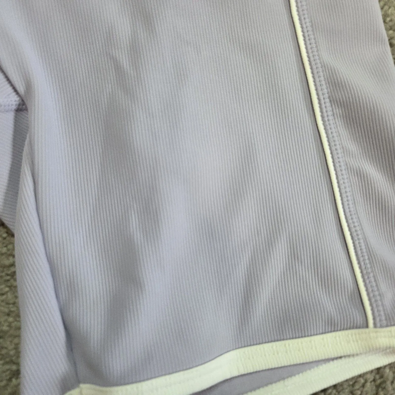 Wilo The Label Swift Bike Shorts Medium Women's Lilac Purple Ribbed - Image 4