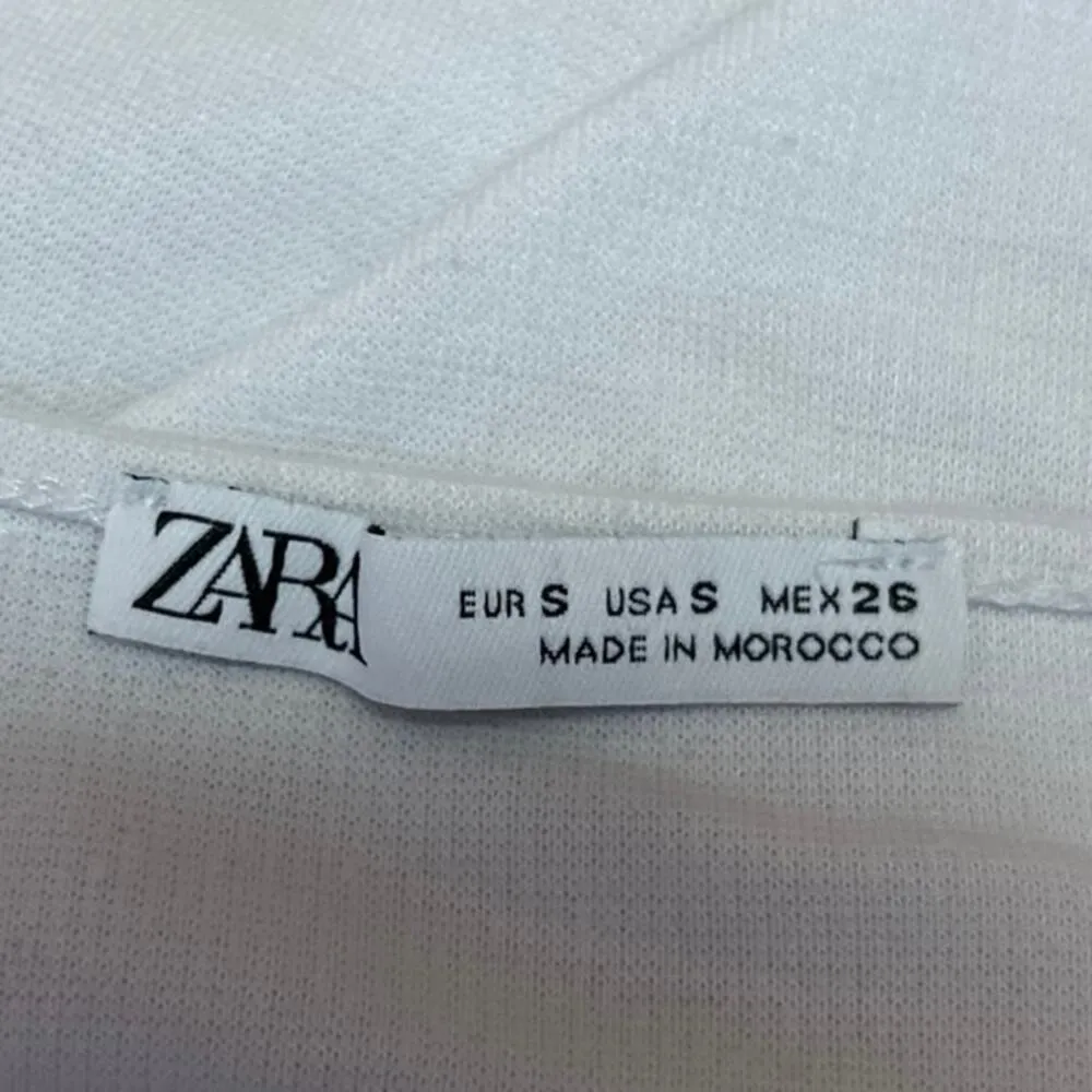 Zara Women White Sleeveless Twist Sweetheart Cami Camisole Tank Crop Top Size S - Image 3