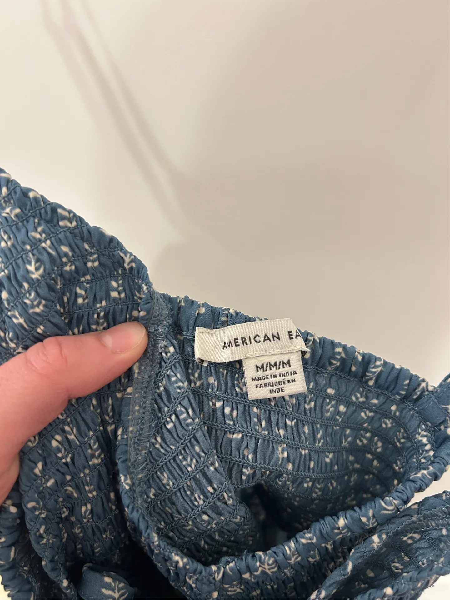 Blue Babydoll American Eagle Top - Image 3