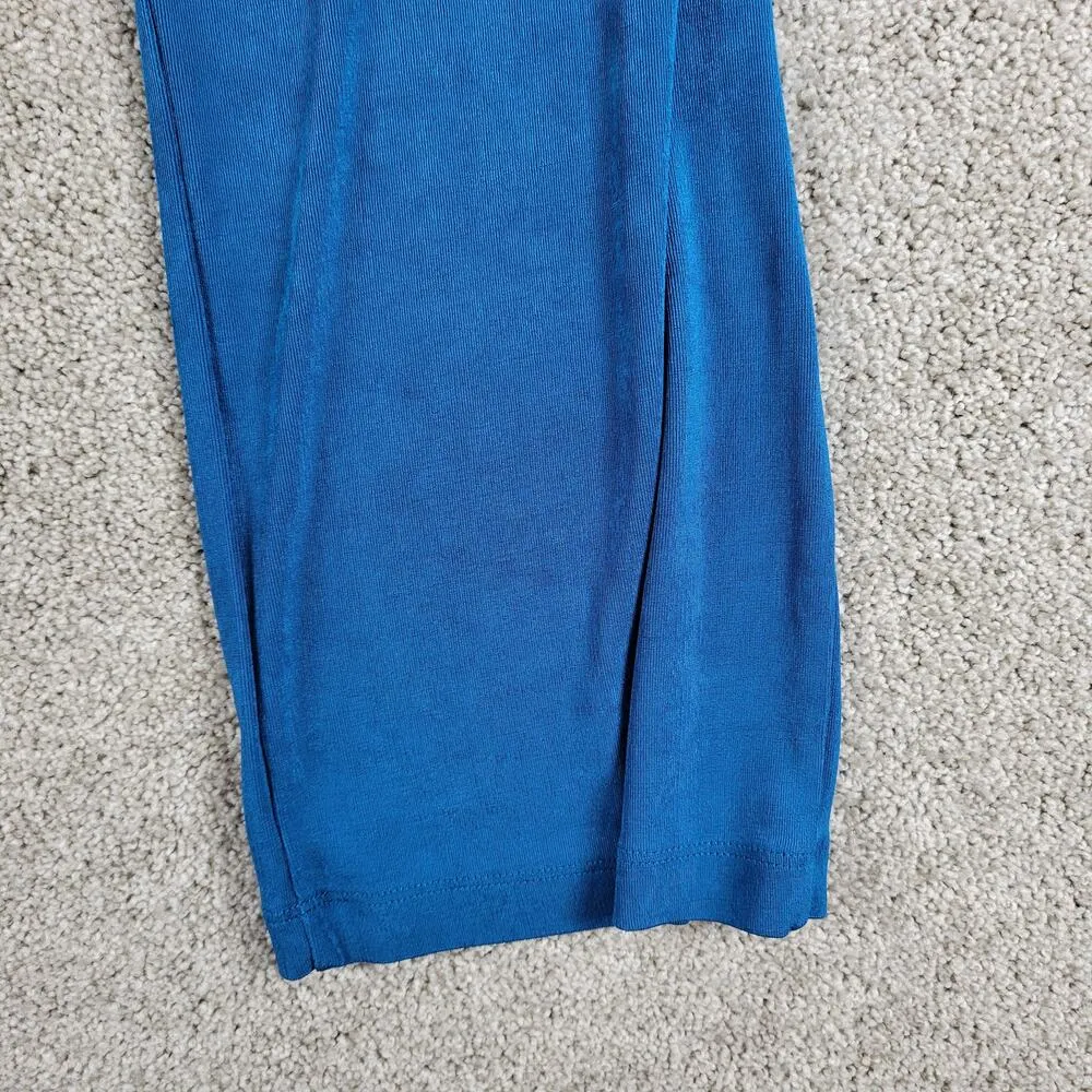 Travelers by Chicos Pants Womens 0 Sm Blue Elastic Waist Pull On Slinky Lounge - Image 14